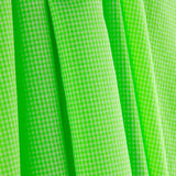 Popelina Seersucker Mini Cuadros Verde Flúor - Ribes y Casals