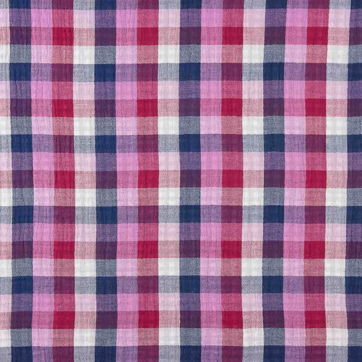 Doble Gasa Bambula Reversible Cuadro Picnic - Ribes y Casals