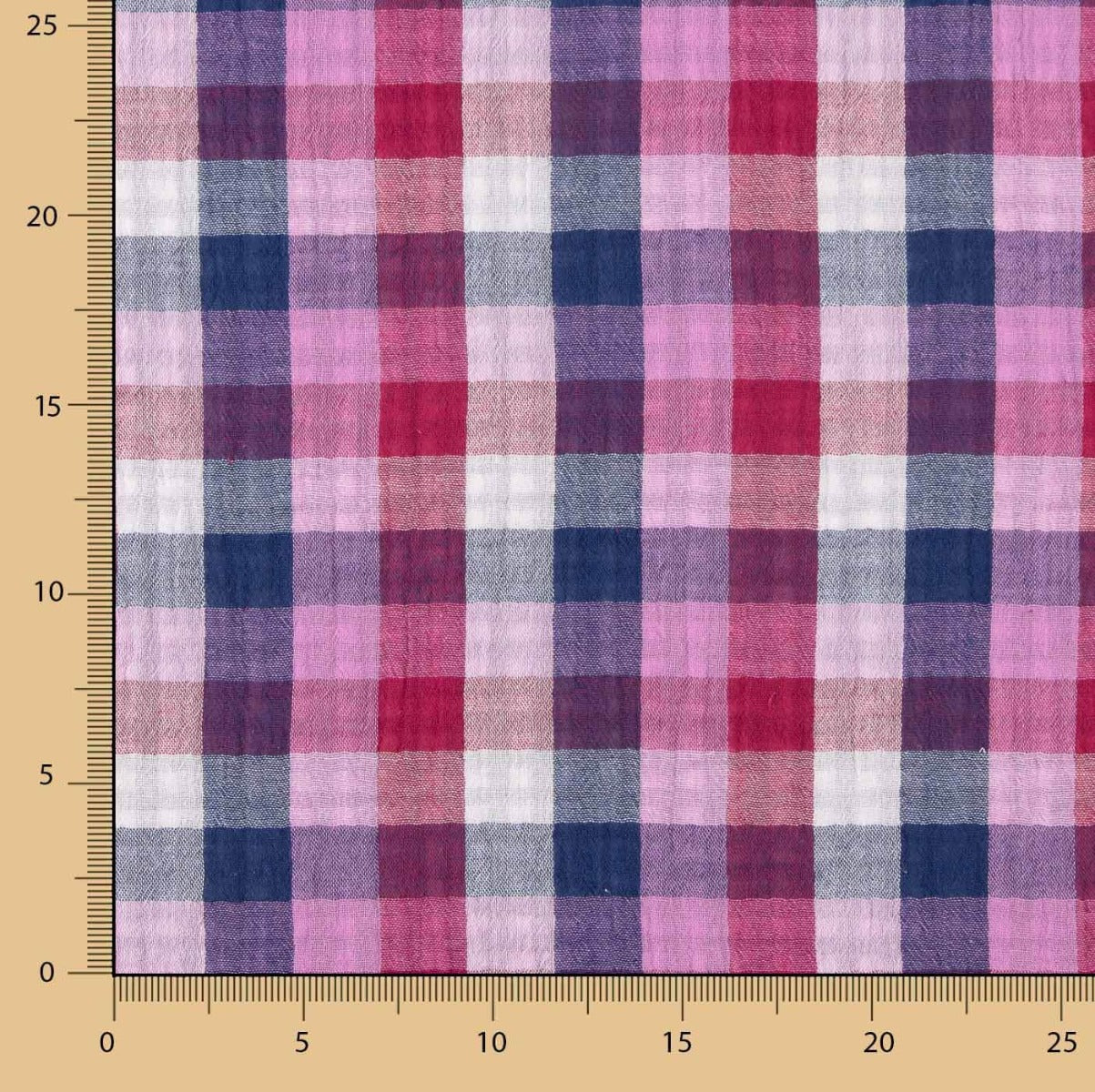 Doble Gasa Bambula Reversible Cuadro Picnic - Ribes y Casals