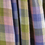 Doble Gasa Bambula Reversible Cuadro Pastel - Ribes y Casals