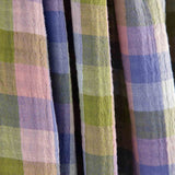 Doble Gasa Bambula Reversible Cuadro Pastel - Ribes y Casals