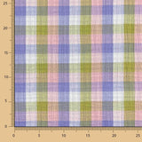 Doble Gasa Bambula Reversible Cuadro Pastel - Ribes y Casals