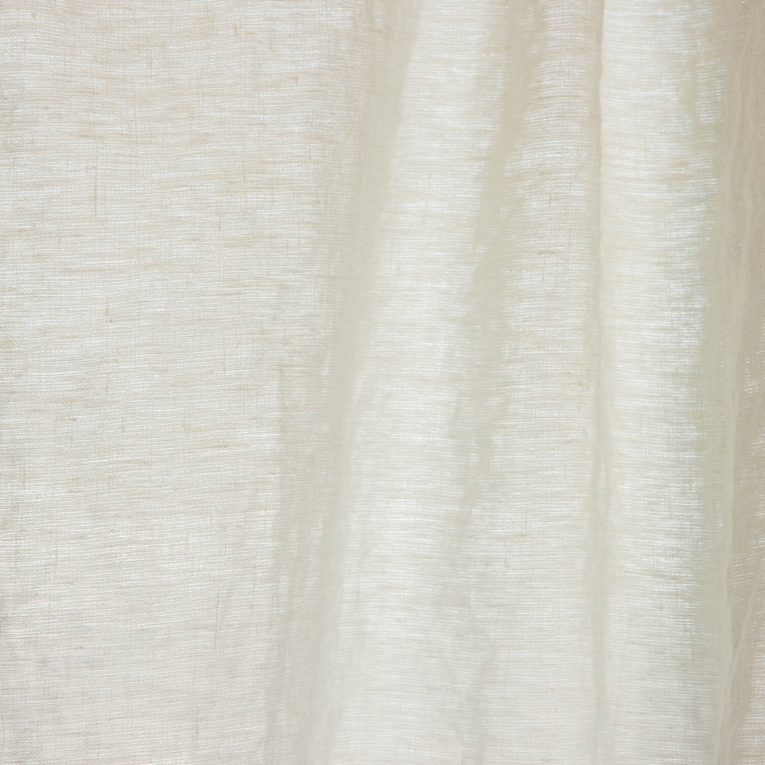 Visillo 100% Lino Blanco Natural - Ribes y Casals