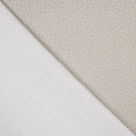 Percal Estampado Puntitos Blanco-Verde Suave - Ribes y Casals