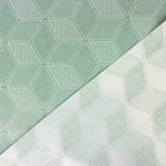 Mantel Resinado Antimanchas Cubo Verde - Ribes y Casals