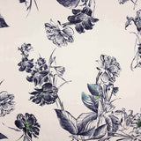 Satén Poliéster Estampada Jardín Nocturno - Ribes y Casals
