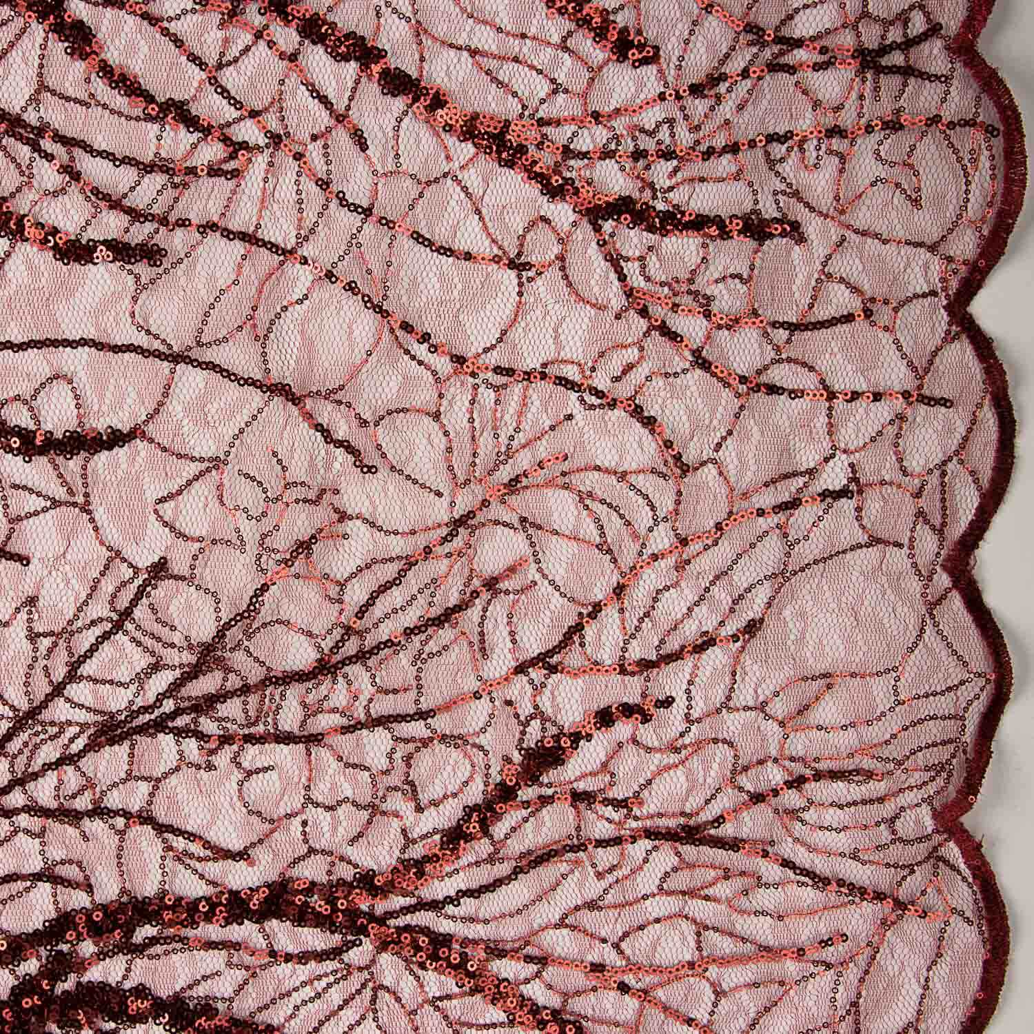 Tul Fantasía Lentejuela Roja - Ribes y Casals