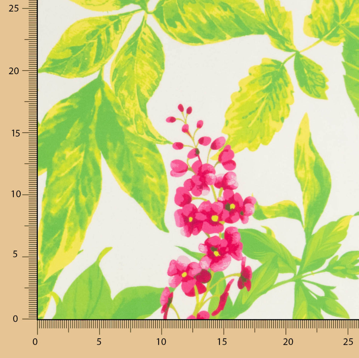 Satén Estampado Flor Mooma - Ribes y Casals
