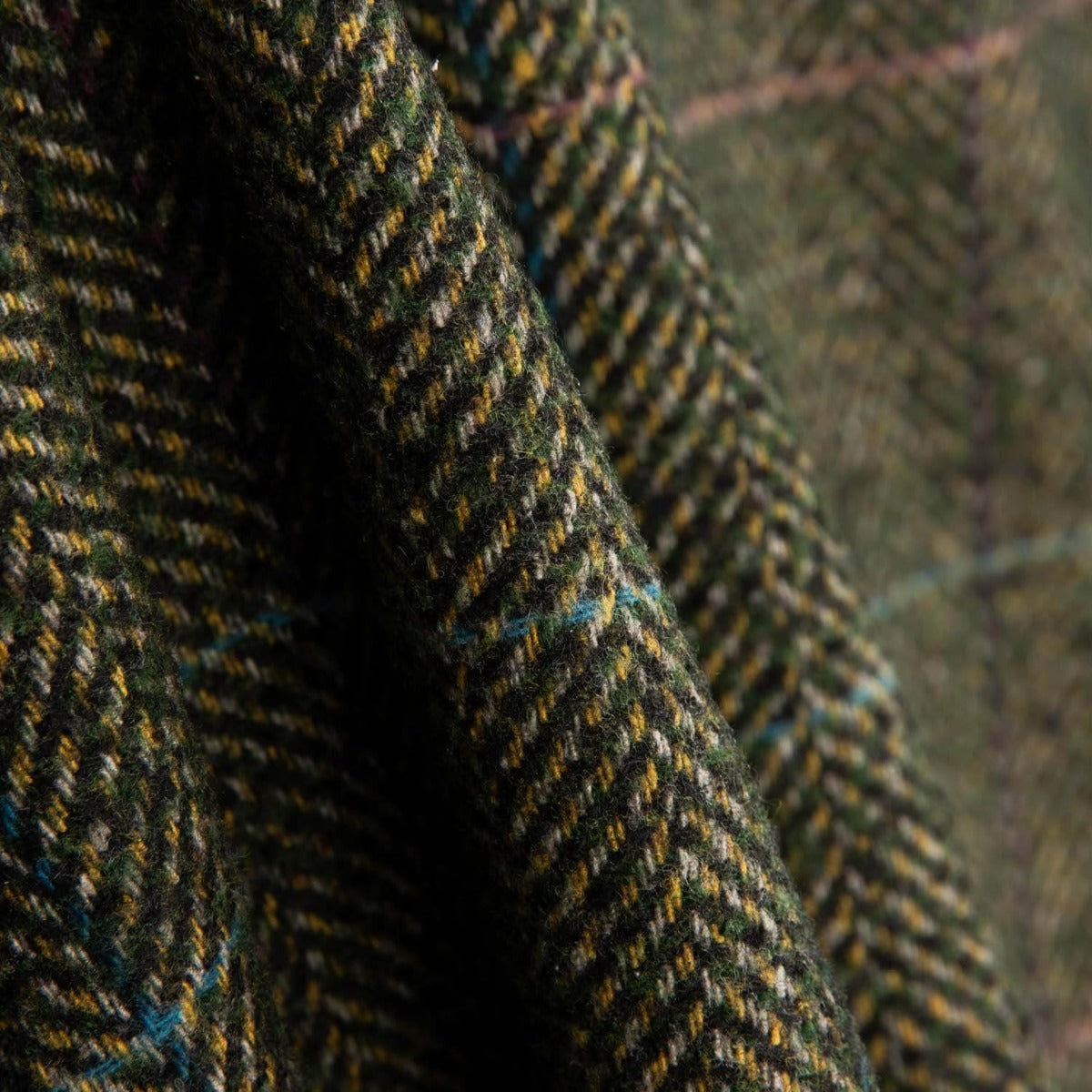 Tela Abrigo Espiga Verde Botella - Ribes y Casals