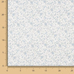 Batista Algodón Niebla Floral - Ribes y Casals