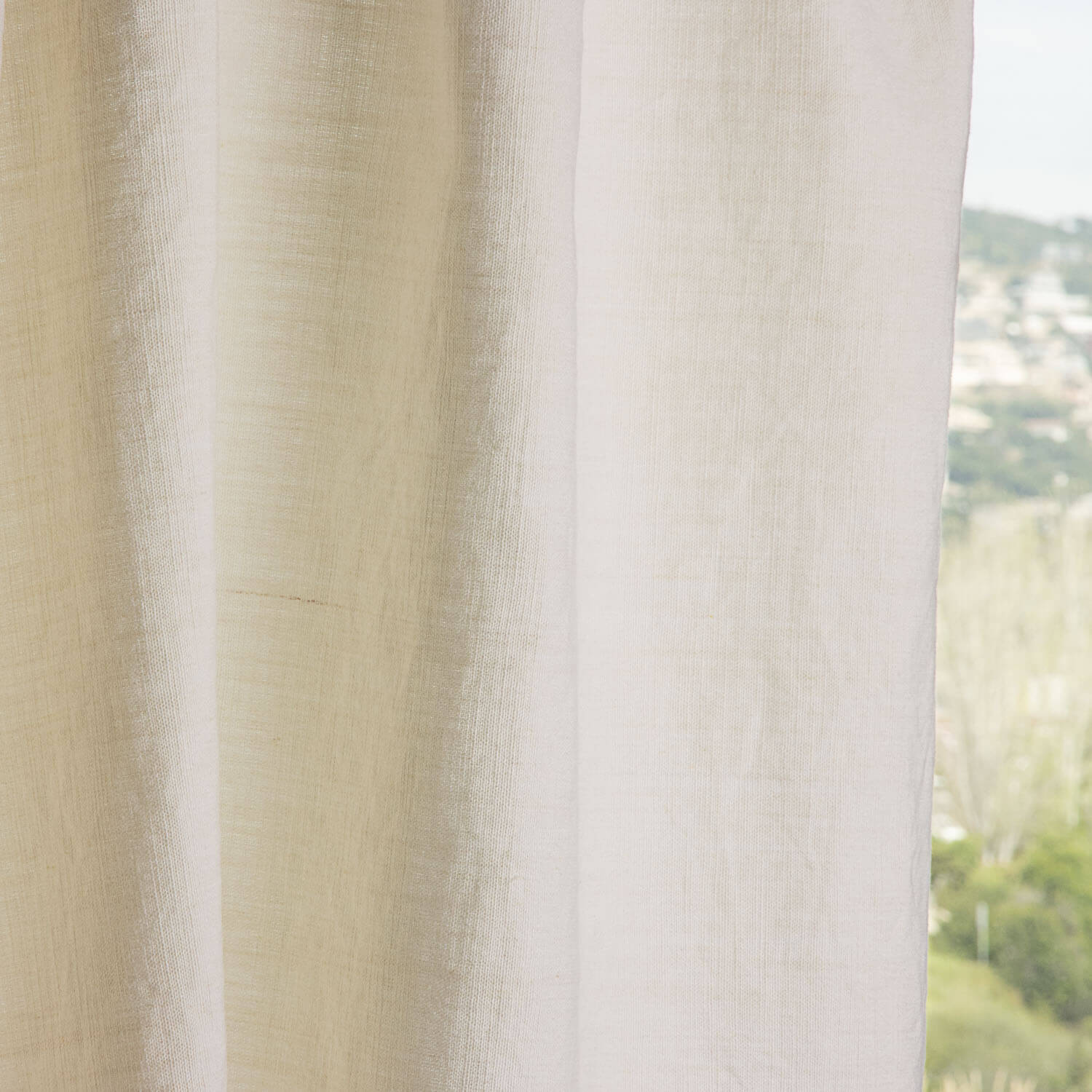 Lino Algodón Crudo para Cortinas y Decoración - Ribes y Casals