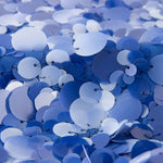 Georgette Lentejuela Bolas Maxi Azul - Ribes y Casals