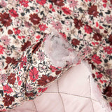 Viyela Acolchada Flores Carmesí - Ribes y Casals