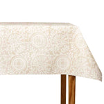 Mantel Resinado Damasco Beige - Ribes y Casals