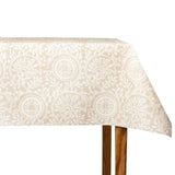Mantel Resinado Damasco Beige - Ribes y Casals