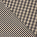 Vichy Algodón Gris Oscuro-Camel - Ribes y Casals