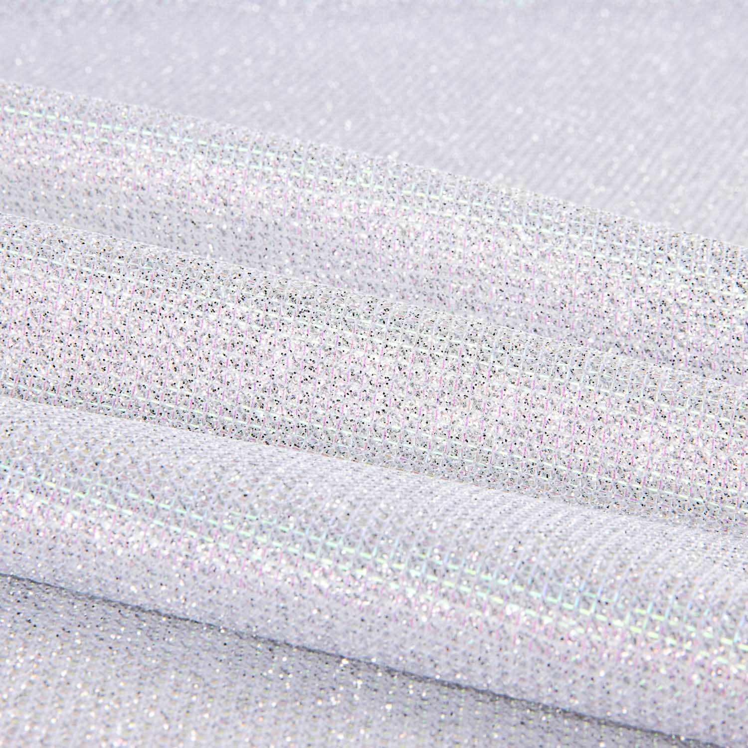 Punto Glitter Melody Plata Blanco - Ribes y Casals