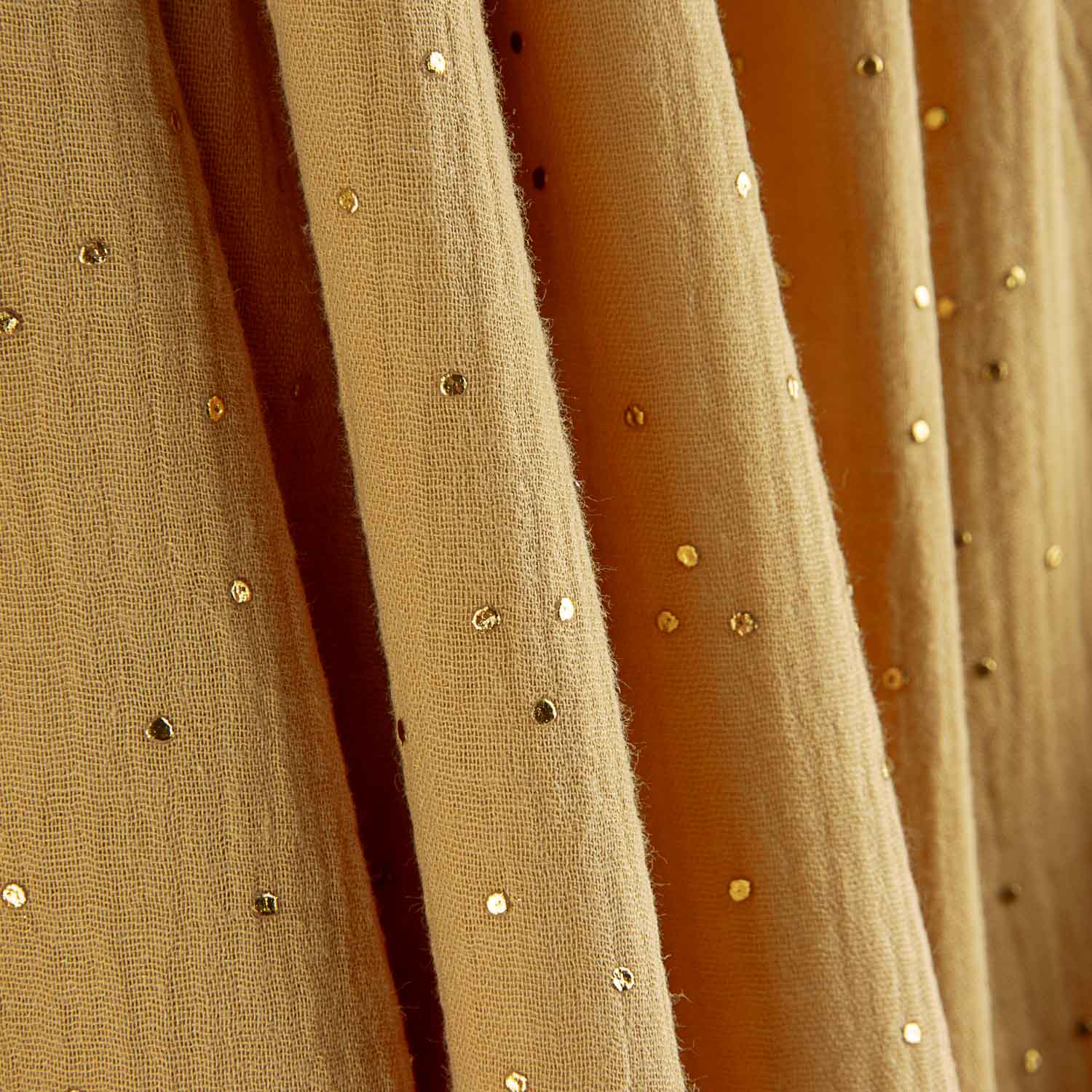 Bambula Algodón Lurex Constelación Camel - Ribes y Casals