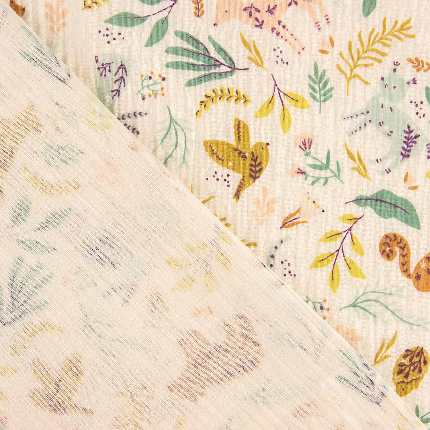 Bambula Algodón Animales Jungla - Ribes y Casals