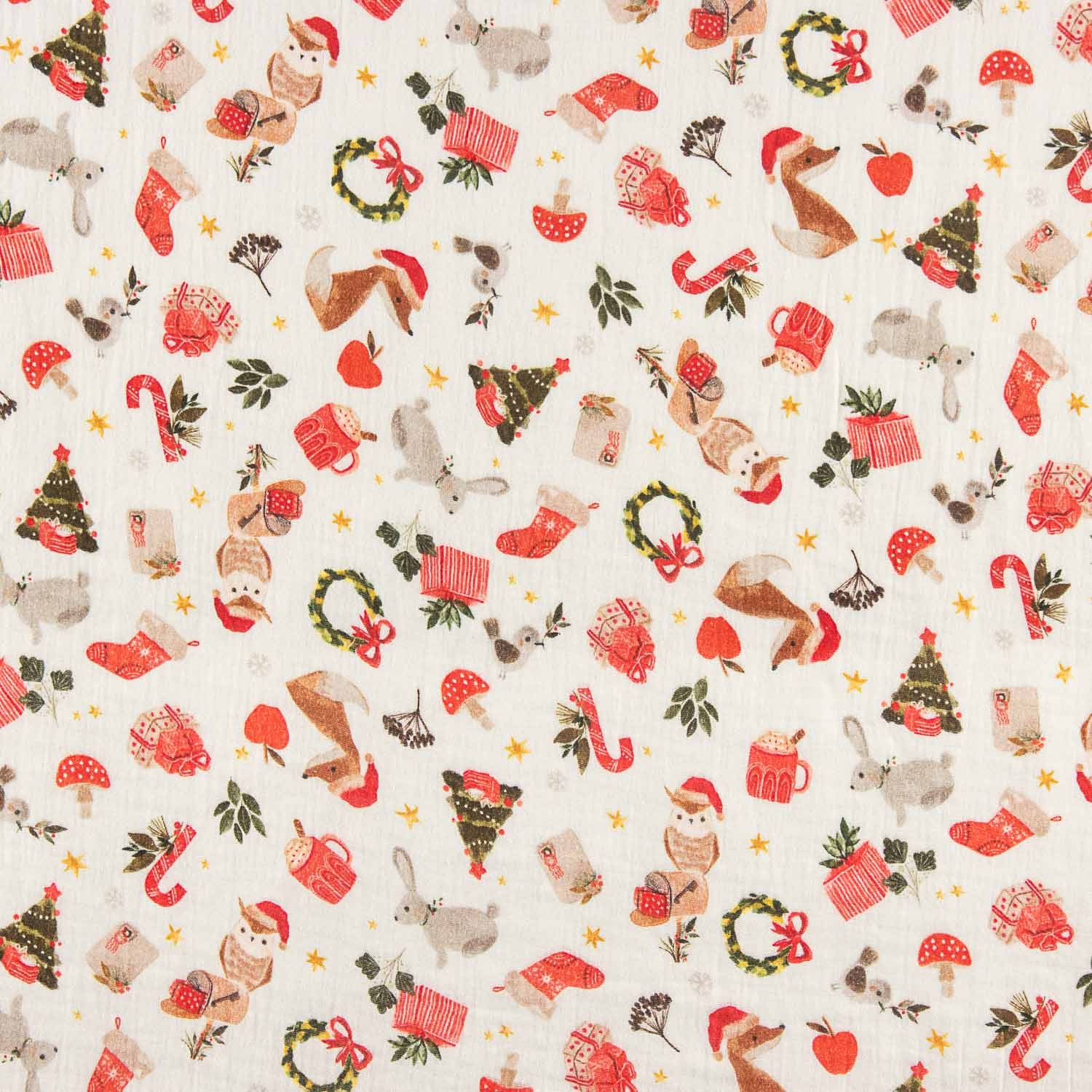 Bambula Algodón Animales Navidad - Ribes y Casals