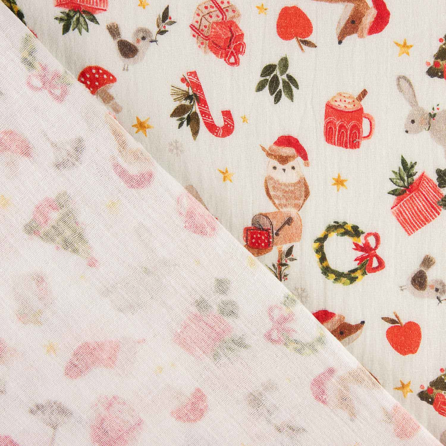 Bambula Algodón Animales Navidad - Ribes y Casals