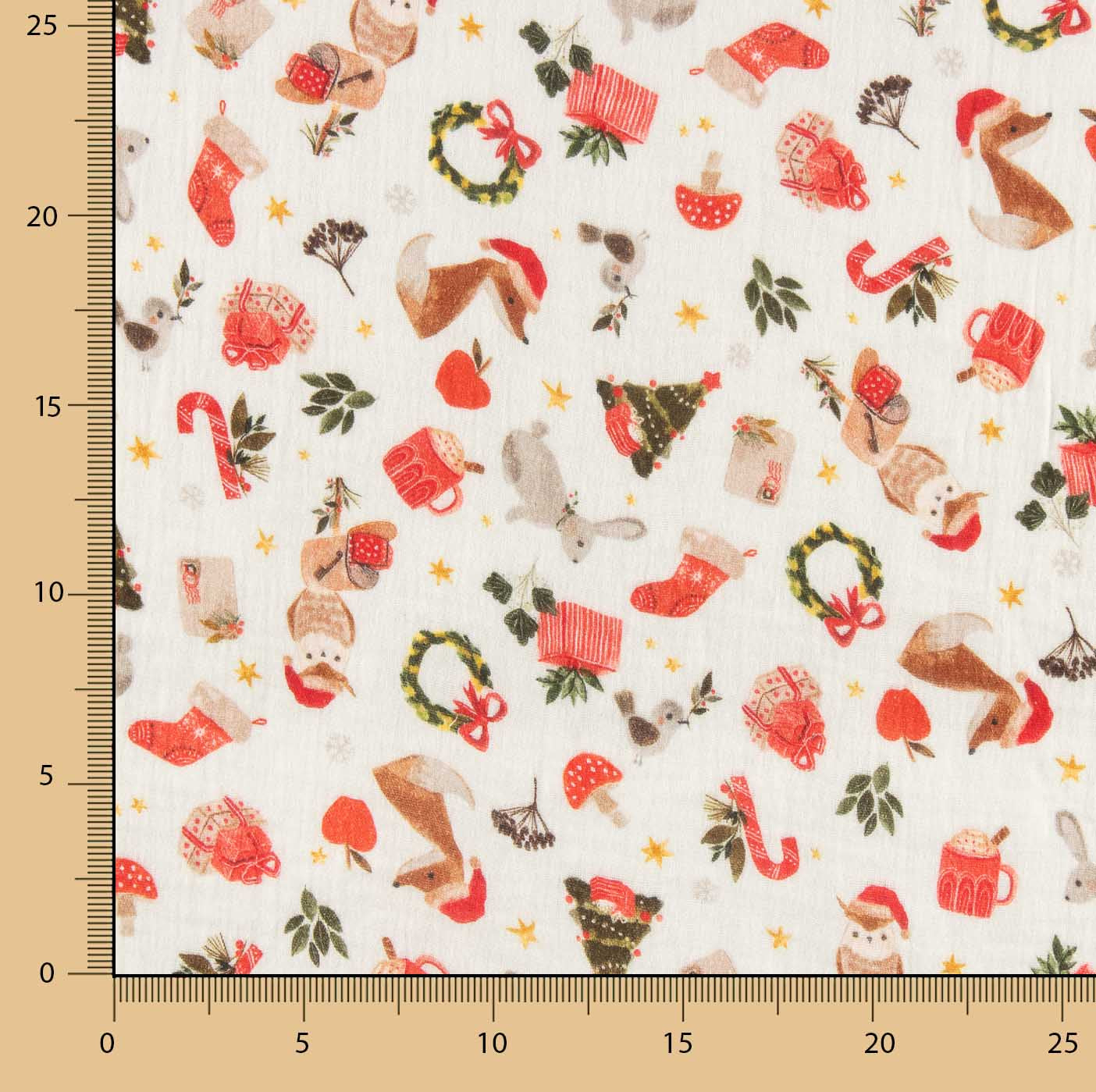 Bambula Algodón Animales Navidad - Ribes y Casals