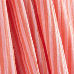 Muselina Doble Gasa Rayada Bicolor Rojos - Ribes y Casals