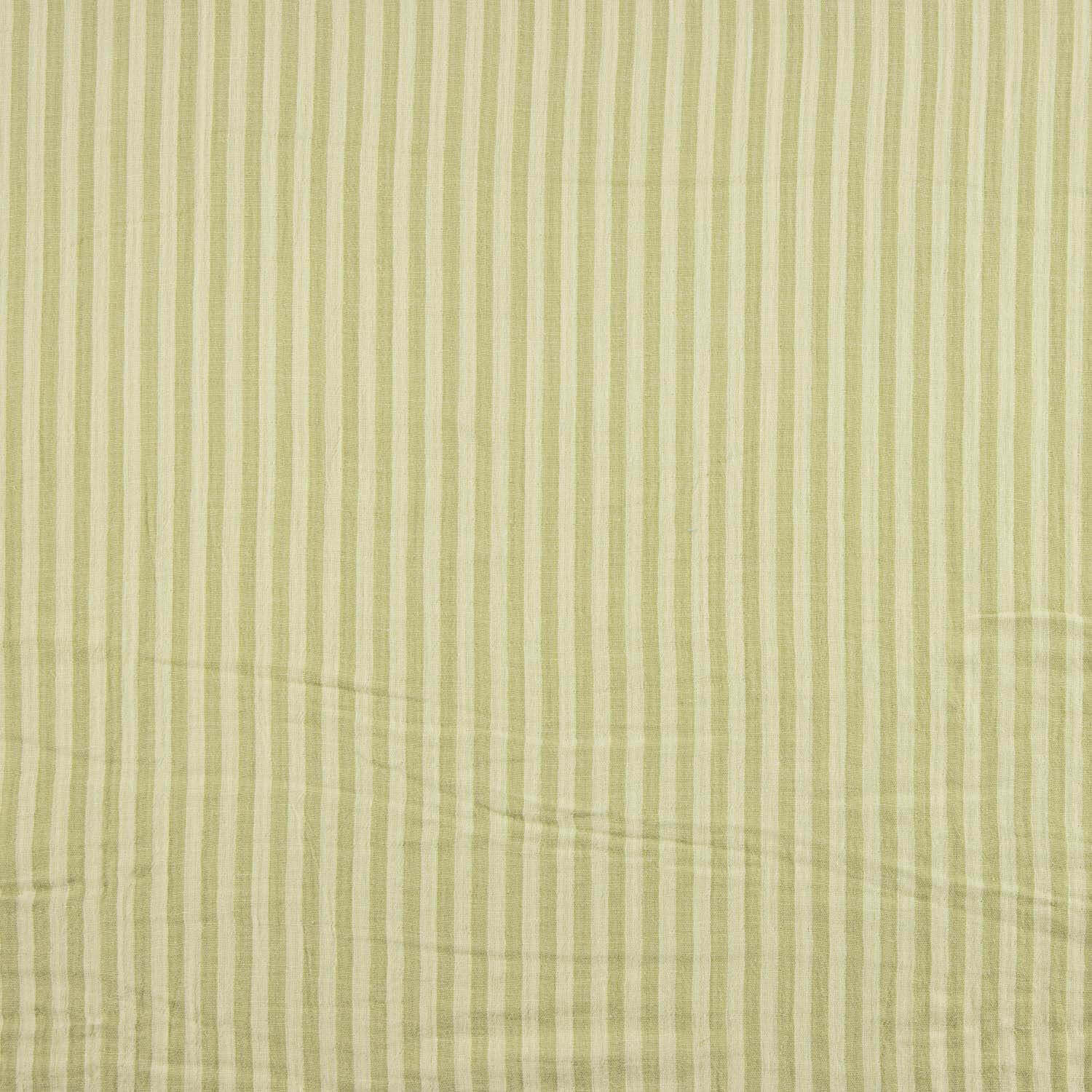 Muselina Doble Gasa Rayada Bicolor Verdes - Ribes y Casals