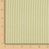Muselina Doble Gasa Rayada Bicolor Verdes - Ribes y Casals