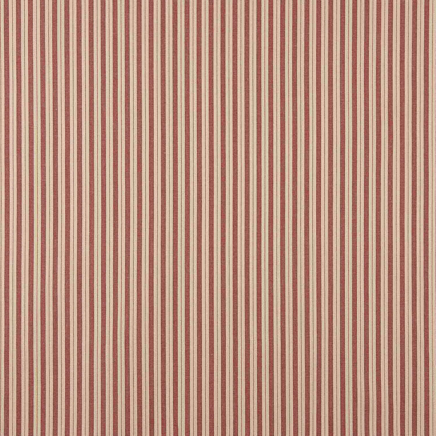 Plana Rayas Verticales Granate y Beige - Ribes y Casals