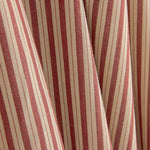 Plana Rayas Verticales Granate y Beige - Ribes y Casals