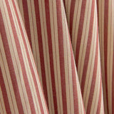 Plana Rayas Verticales Granate y Beige - Ribes y Casals