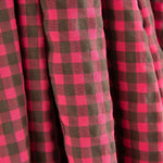 Seersucker Cuadros Vichy Rosa y Gris - Ribes y Casals