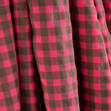 Seersucker Cuadros Vichy Rosa y Gris - Ribes y Casals