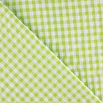 Seersucker Cuadros Vichy Verde Lima - Ribes y Casals