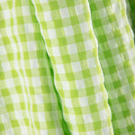 Seersucker Cuadros Vichy Verde Lima - Ribes y Casals