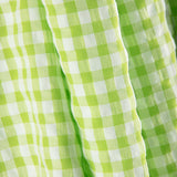 Seersucker Cuadros Vichy Verde Lima - Ribes y Casals