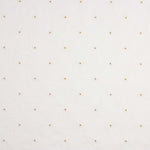 Voile de Algodón Blanco con Bordado Floral y Lúrex Dorado - Ribes y Casals