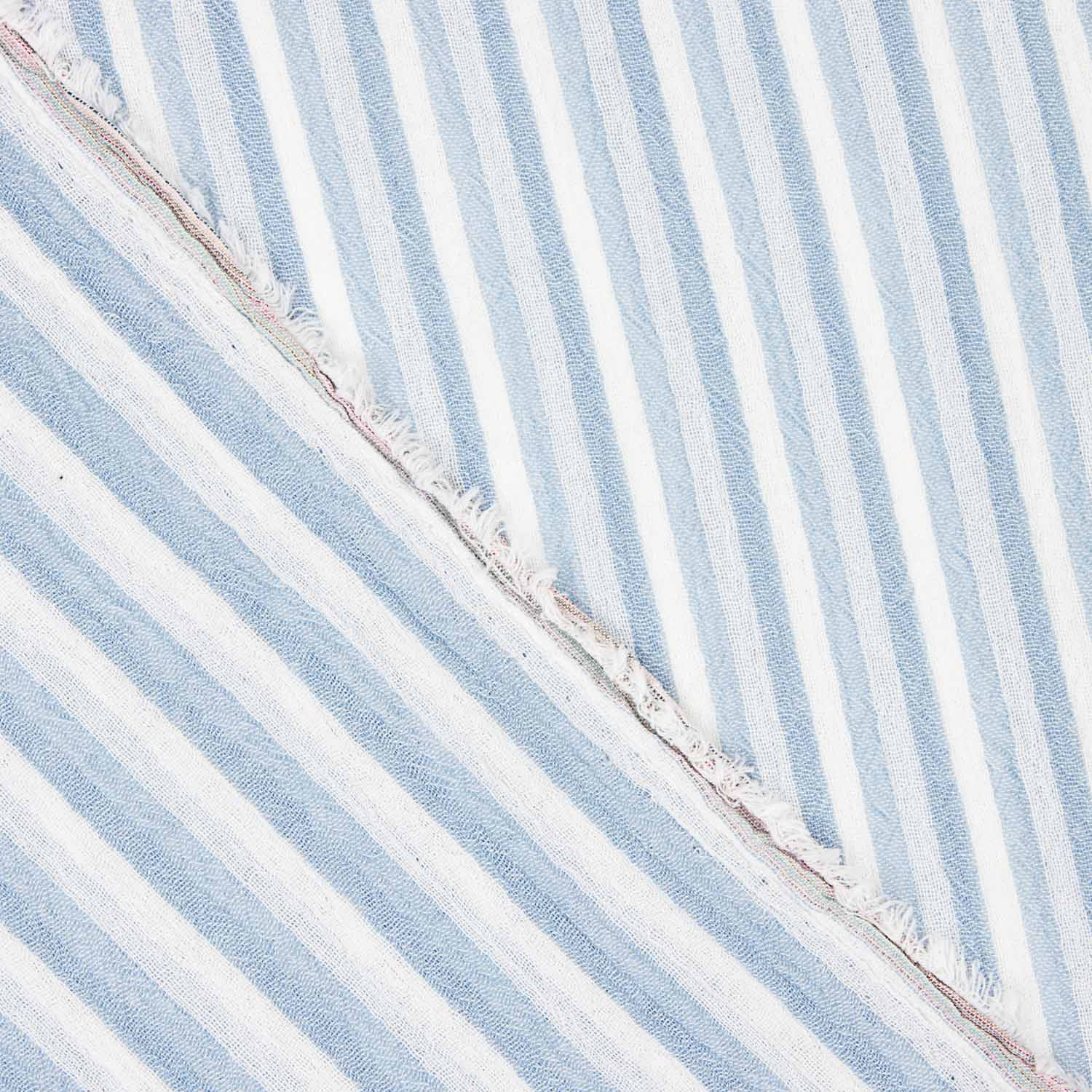 Bambula Algodón Rayas Azul y Blanco - Ribes y Casals