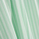 Bambula Algodón Rayas Verde y Blanco - Ribes y Casals