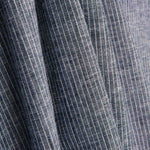 Lino y Algodón Rayas Gris Natural - Ribes y Casals