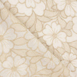 Voile de Algodón Crudo con Bordado Beige - Ribes y Casals