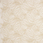 Voile de Algodón Crudo con Bordado de Hojas Beige - Ribes y Casals