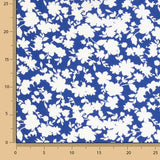Viscosa Estampada Floral Azul - Ribes y Casals