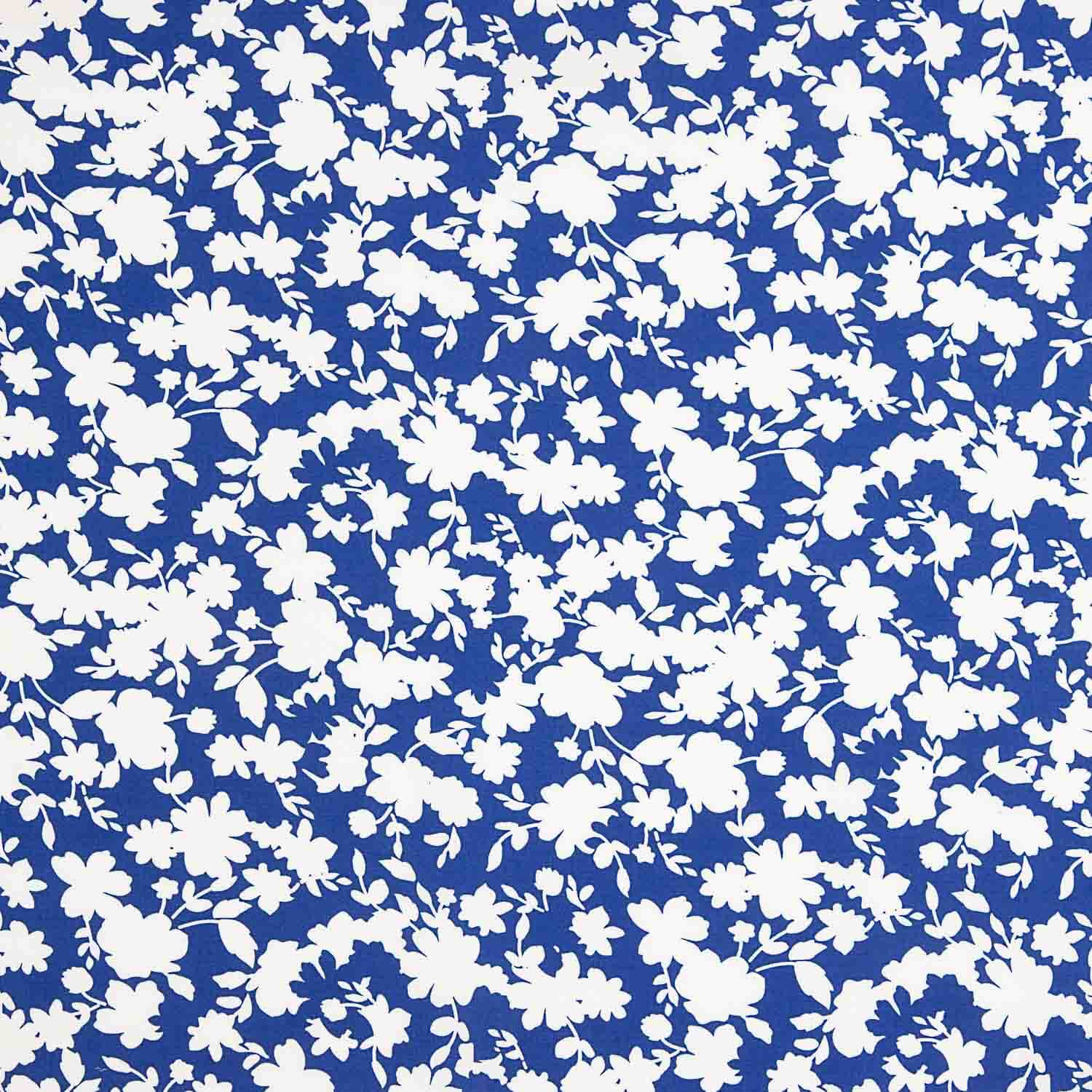 Viscosa Estampada Floral Azul - Ribes y Casals
