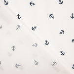 Popelín Algodón Estampado Anclas Marinas - Ribes y Casals
