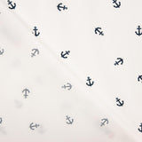 Popelín Algodón Estampado Anclas Marinas - Ribes y Casals