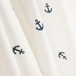 Popelín Algodón Estampado Anclas Marinas - Ribes y Casals