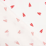 Popelín Algodón Estampado Langostas Rojas - Ribes y Casals