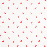 Popelín Algodón Estampado Langostas Rojas - Ribes y Casals